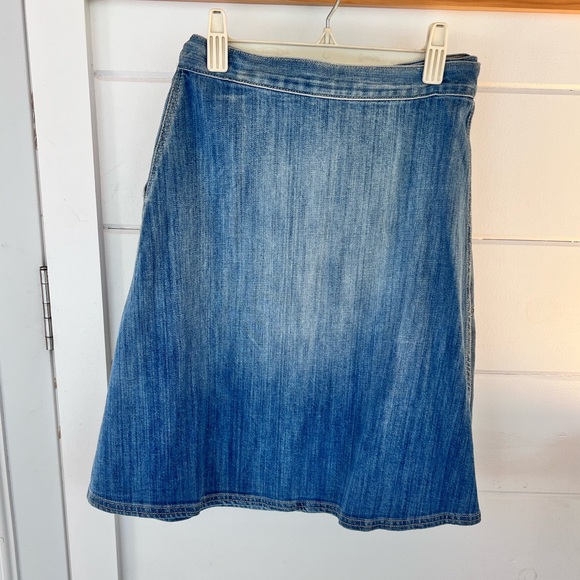 Current/Elliot Denim Wrap Skirt - equivalent to size small. - Picture 2 of 8